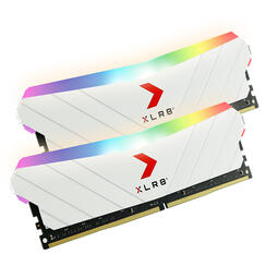 PNY White 16G RGB XLR8 DDR4 3200MHZ (RAM-LONGDIMM-RGB)- LLT