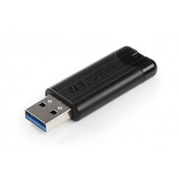 VERBATIM PINSTRIPE - 128GB (USB 3.0) BLACK